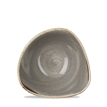 Peppercorn Grey Triangle Bowl 15.3cm